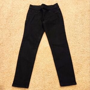 𝅺JUSTICE Girl's Black Skinny Jeans with Elastic  Waist, size 10
